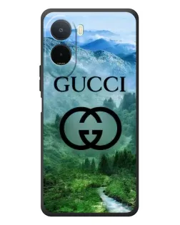 Чохол для Xiaomi POCO M7 з картинкою «Gucci — гірський пейзаж»