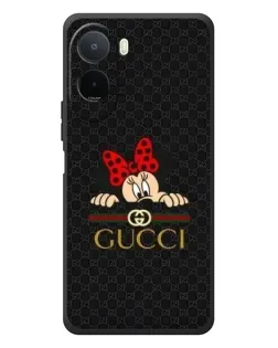 Чохол для Xiaomi POCO M7 з картинкою «Мінні Маус Gucci — чорний»