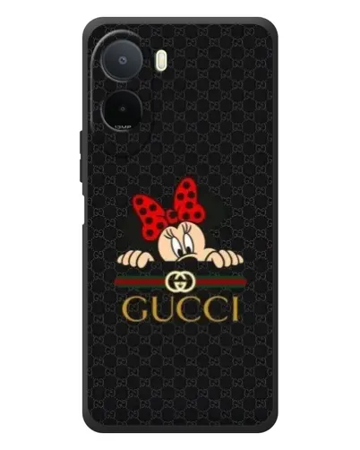 Чохол для Xiaomi POCO M7 з картинкою «Мінні Маус Gucci — чорний»
