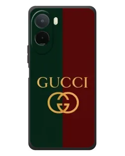 Чохол для Xiaomi POCO M7 з картинкою «Gucci — темно-зелений градієнт»