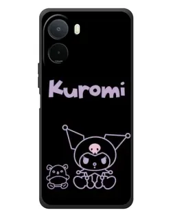 Чохол для Xiaomi POCO M7 з картинкою «Kuromi — чорний мінімалізм» Чохол для Xiaomi POCO M7 з картинкою «Kuromi — чорний мінімалізм»