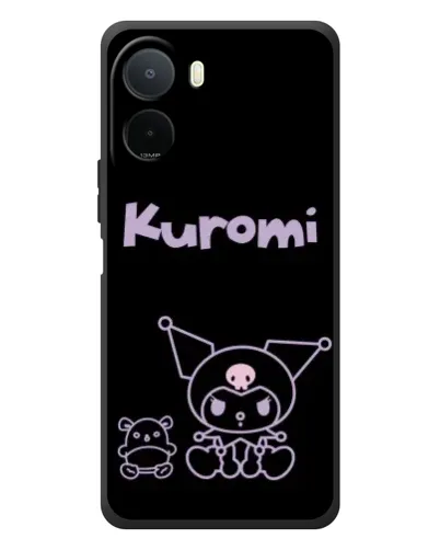 Чехол для Xiaomi POCO M7 с картинкой «Kuromi — черный минимализм» Чехол для Xiaomi POCO M7 с картинкой «Kuromi — черный минимализм»
