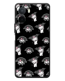 Чохол для Xiaomi POCO M7 з картинкою «Чорний паттерн Kuromi» Чохол для Xiaomi POCO M7 з картинкою «Чорний паттерн Kuromi»