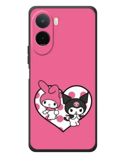 Чохол для Xiaomi POCO M7 з картинкою «Kuromi та My Melody» Чохол для Xiaomi POCO M7 з картинкою «Kuromi та My Melody»