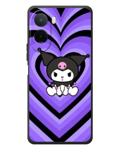 Чехол для Xiaomi POCO M7 с картинкой «Kuromi и фиолетовые сердца» Чехол для Xiaomi POCO M7 с картинкой «Kuromi и фиолетовые сердца»