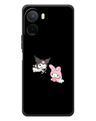 Чехол для Xiaomi POCO M7 с картинкой «My Melody и Kuromi» Чехол для Xiaomi POCO M7 с картинкой «My Melody и Kuromi»