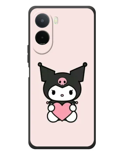Чехол для Xiaomi POCO M7 с картинкой «Kuromi и сердце» Чехол для Xiaomi POCO M7 с картинкой «Kuromi и сердце»