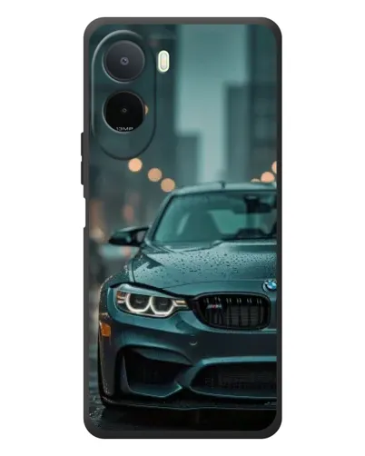 Чехол для Xiaomi POCO M7 с картинкой «BMW в огнях города» Чехол для Xiaomi POCO M7 с картинкой «BMW в огнях города»
