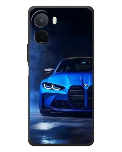 Чехол для Xiaomi POCO M7 с картинкой «Голубая BMW M4» Чехол для Xiaomi POCO M7 с картинкой «Голубая BMW M4»