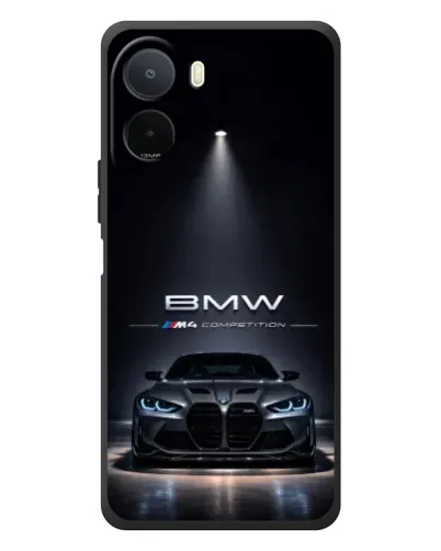 Чехол для Xiaomi POCO M7 с картинкой «BMW сквозь ночной город» Чехол для Xiaomi POCO M7 с картинкой «BMW сквозь ночной город»
