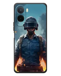Чохол для Xiaomi POCO M7 з картинкою «PUBG — реалістичний герой»