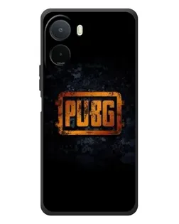 Чохол для Xiaomi POCO M7 з картинкою «PUBG — золотий логотип»