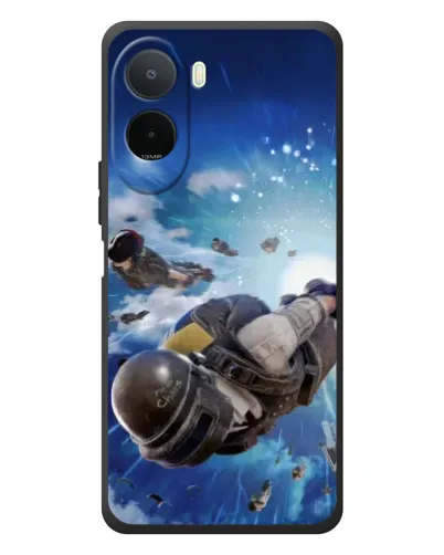 Чохол для Xiaomi POCO M7 з картинкою «Десант PUBG — стрибок» Чохол для Xiaomi POCO M7 з картинкою «Десант PUBG — стрибок»
