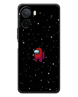 Чехол для Xiaomi POCO M7 с картинкой «Красный Among Us»