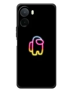 Чехол для Xiaomi POCO M7 с картинкой «Among Us градиент»