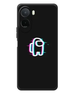Чехол для Xiaomi POCO M7 с картинкой «Among Us неон»