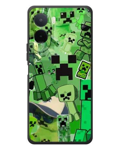 Чехол для Xiaomi POCO M7 с картинкой «Криперы Minecraft» Чехол для Xiaomi POCO M7 с картинкой «Криперы Minecraft»