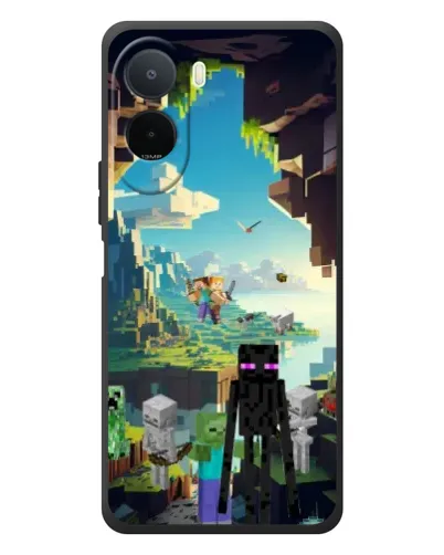 Чехол для Xiaomi POCO M7 с картинкой «Эндермен в лесу» Чехол для Xiaomi POCO M7 с картинкой «Эндермен в лесу»