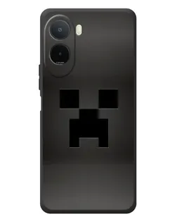 Чехол для Xiaomi POCO M7 с картинкой «Черный крипер градиент»