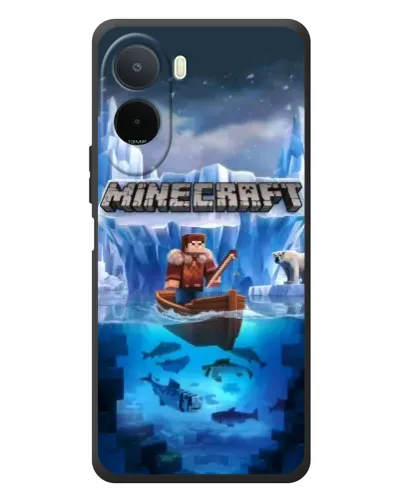 Чехол для Xiaomi POCO M7 с картинкой «Minecraft ледяной мир» Чехол для Xiaomi POCO M7 с картинкой «Minecraft ледяной мир»