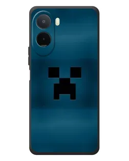 Чехол для Xiaomi POCO M7 с картинкой «Крипер текстура»