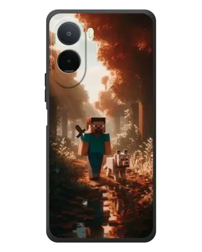 Чехол для Xiaomi POCO M7 с картинкой «Стив в лесу» Чехол для Xiaomi POCO M7 с картинкой «Стив в лесу»