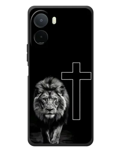 Чохол для Xiaomi POCO M7 з картинкою «Лев та Хрест» Чохол для Xiaomi POCO M7 з картинкою «Лев та Хрест»