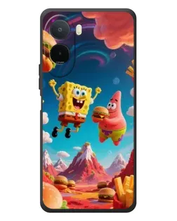 Чохол для Xiaomi POCO M7 з картинкою «Космічний фастфуд»