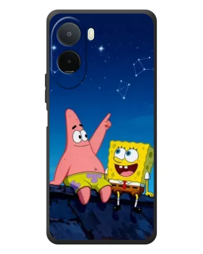 Чохол для Xiaomi POCO M7 з картинкою «Губка Боб та Патрік вночі» Чохол для Xiaomi POCO M7 з картинкою «Губка Боб та Патрік вночі»
