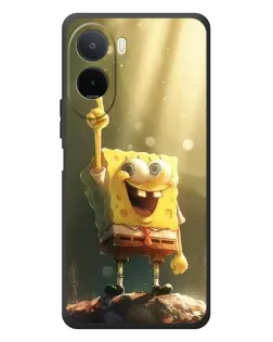 Чохол для Xiaomi POCO M7 з картинкою «Сяючий Спанч Боб»