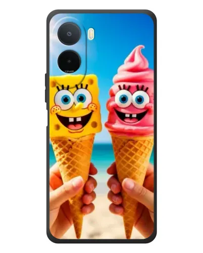 Чохол для Xiaomi POCO M7 з картинкою «Спанч Боб морозиво» Чохол для Xiaomi POCO M7 з картинкою «Спанч Боб морозиво»