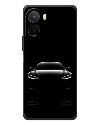 Чохол для Xiaomi POCO M7 з картинкою «Силует Tesla Night» Чохол для Xiaomi POCO M7 з картинкою «Силует Tesla Night»