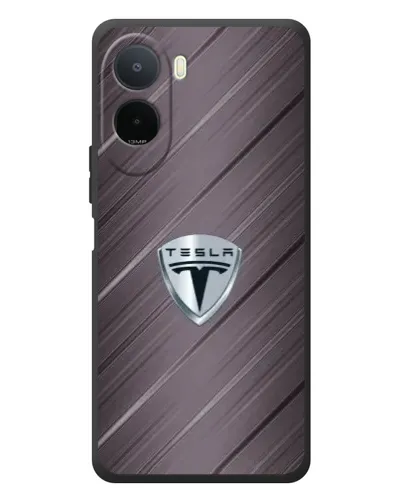 Чохол для Xiaomi POCO M7 з картинкою «Металева текстура Tesla» Чохол для Xiaomi POCO M7 з картинкою «Металева текстура Tesla»