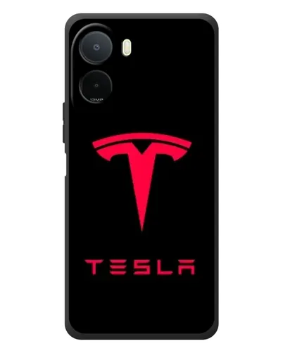Чохол для Xiaomi POCO M7 з картинкою «Tesla Red Logo» Чохол для Xiaomi POCO M7 з картинкою «Tesla Red Logo»