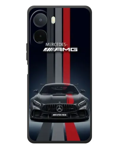 Чехол для Xiaomi POCO M7 с картинкой «Mercedes — белый карбон» Чехол для Xiaomi POCO M7 с картинкой «Mercedes — белый карбон»