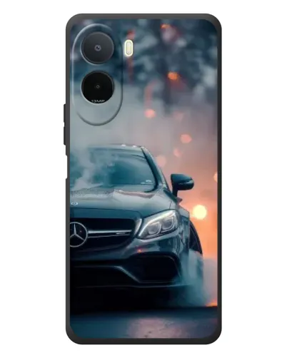 Чехол для Xiaomi POCO M7 с картинкой «Mercedes — ночной город» Чехол для Xiaomi POCO M7 с картинкой «Mercedes — ночной город»