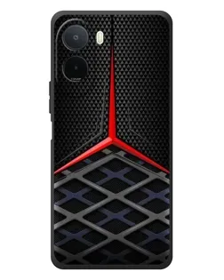 Чехол для Xiaomi POCO M7 с картинкой «Mercedes Carbon Grid»