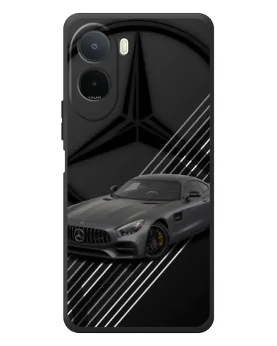 Чехол для Xiaomi POCO M7 с картинкой «Mercedes AMG — графика» Чехол для Xiaomi POCO M7 с картинкой «Mercedes AMG — графика»
