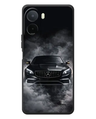 Чехол для Xiaomi POCO M7 с картинкой «Mercedes в дыму» Чехол для Xiaomi POCO M7 с картинкой «Mercedes в дыму»