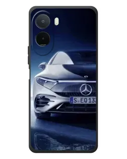 Чехол для Xiaomi POCO M7 с картинкой «Mercedes EQ — будущее»