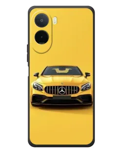 Чехол для Xiaomi POCO M7 с картинкой «Желтый Mercedes GT»
