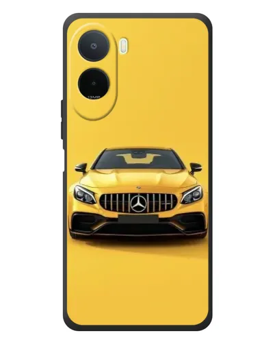 Чехол для Xiaomi POCO M7 с картинкой «Желтый Mercedes GT» Чехол для Xiaomi POCO M7 с картинкой «Желтый Mercedes GT»