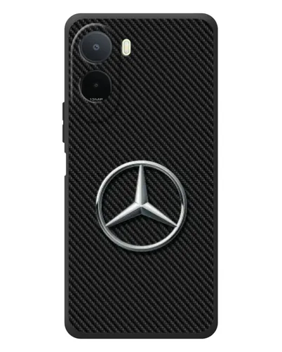 Чехол для Xiaomi POCO M7 с картинкой «Карбоновый Mercedes стиль» Чехол для Xiaomi POCO M7 с картинкой «Карбоновый Mercedes стиль»