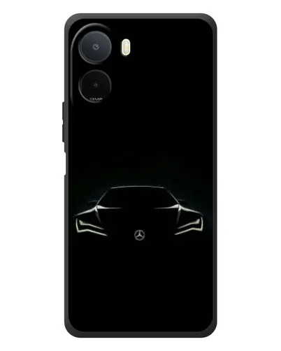 Чехол для Xiaomi POCO M7 с картинкой «Mercedes — силуэт авто» Чехол для Xiaomi POCO M7 с картинкой «Mercedes — силуэт авто»