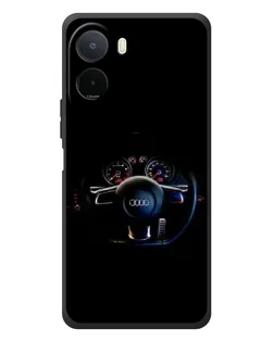 Чохол для Xiaomi POCO M7 з картинкою «Салон Audi — кермо»