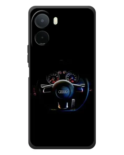 Чохол для Xiaomi POCO M7 з картинкою «Салон Audi — кермо»