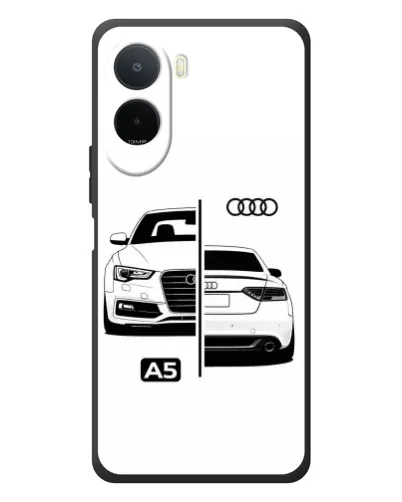 Чохол для Xiaomi POCO M7 з картинкою «Audi — контрастний дизайн»