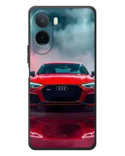 Чохол для Xiaomi POCO M7 з картинкою «Audi RS — червоний стиль»