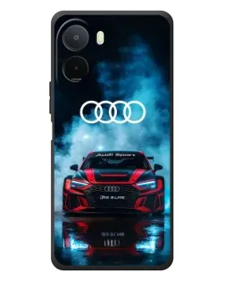 Чохол для Xiaomi POCO M7 з картинкою «Audi Sport — неон»
