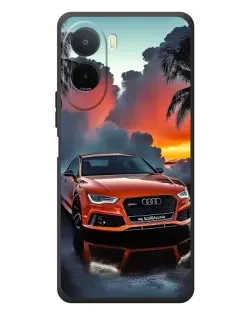 Чохол для Xiaomi POCO M7 з картинкою «Audi — захід сонця»